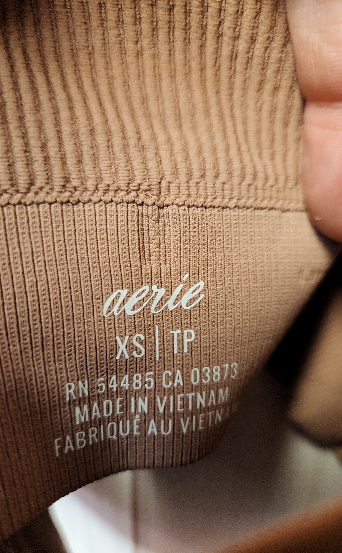 Aerie Women's Size XS Brown Sports Bra