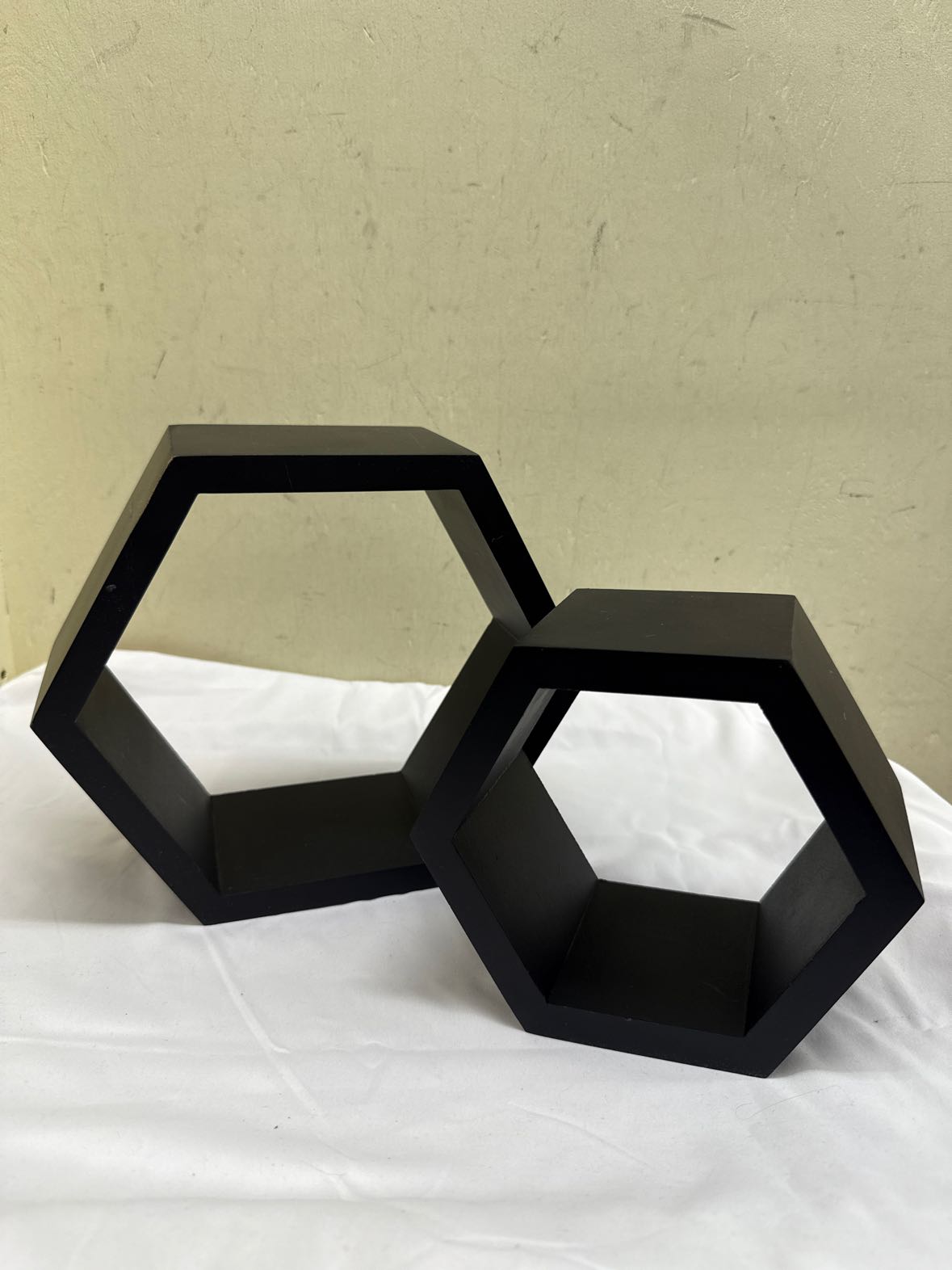 2PCS Black Shelf Set