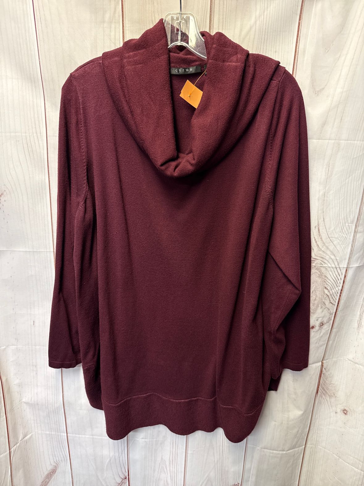 Cyrus Women's Size 3X Maroon Sweater