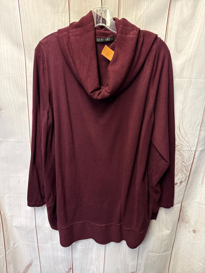 Cyrus Women's Size 3X Maroon Sweater