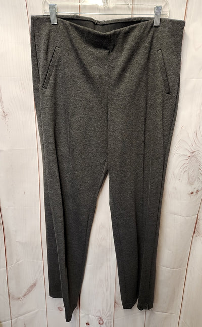 Chico's Women's Size 2.5 = US 14 Gray Pants Fabulously Slimming