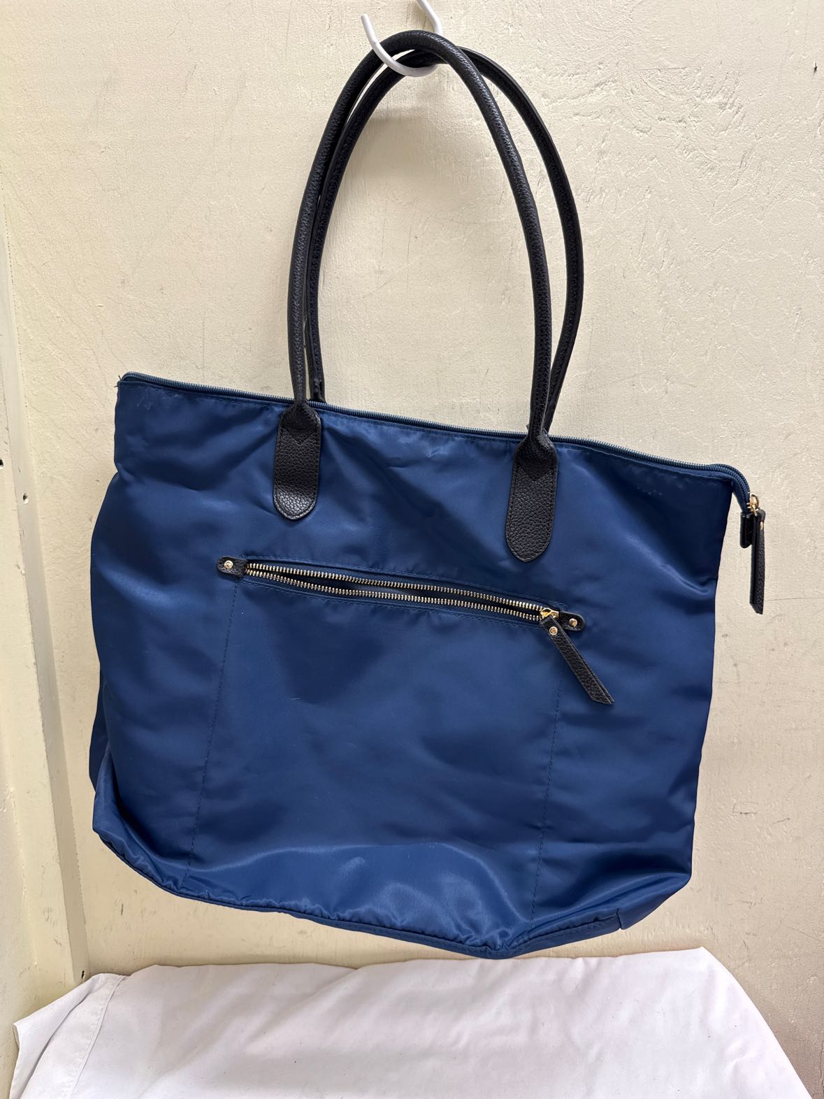 A New Day Navy Tote Bag