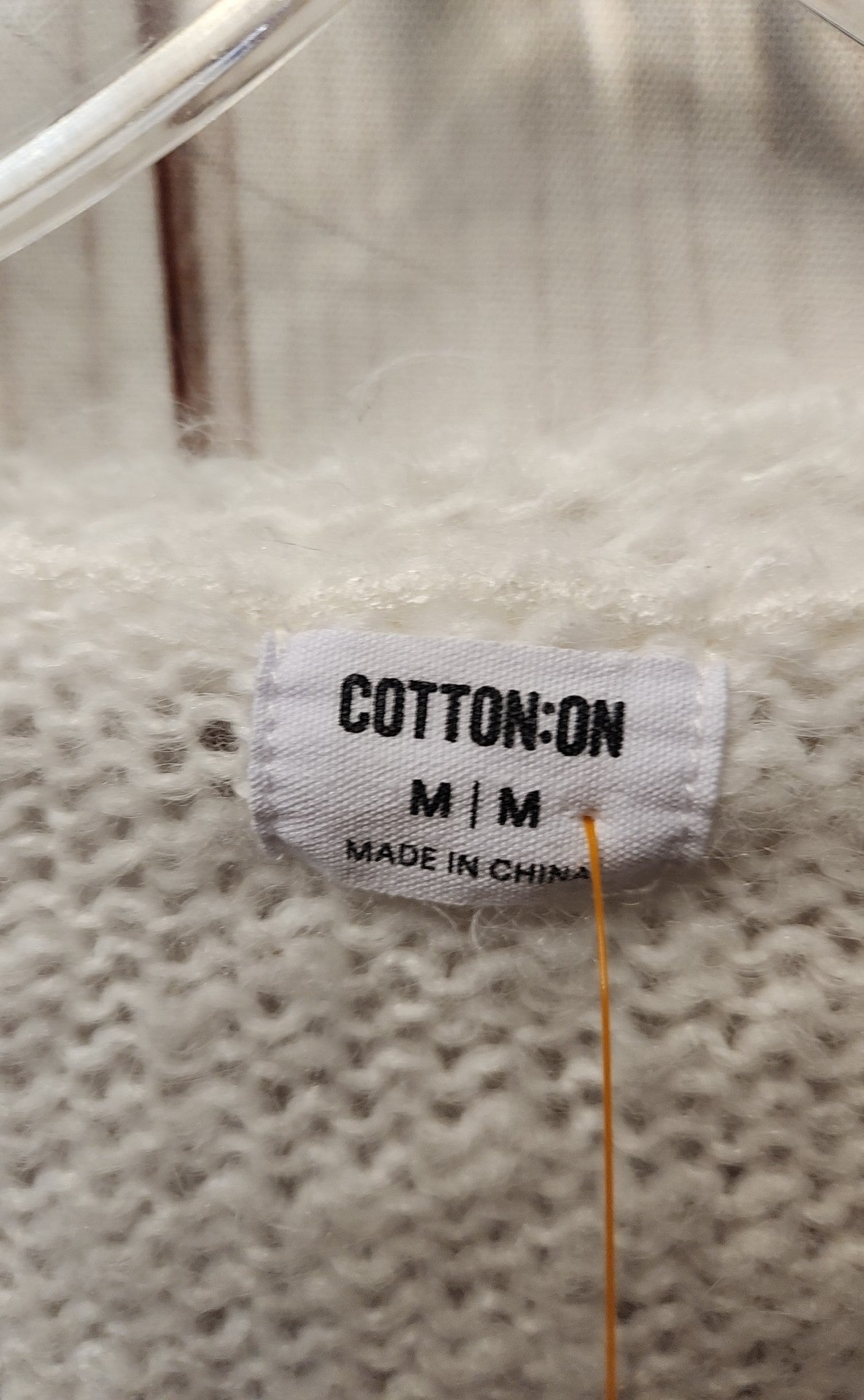 Cotton On Women's Size M White Sweater
