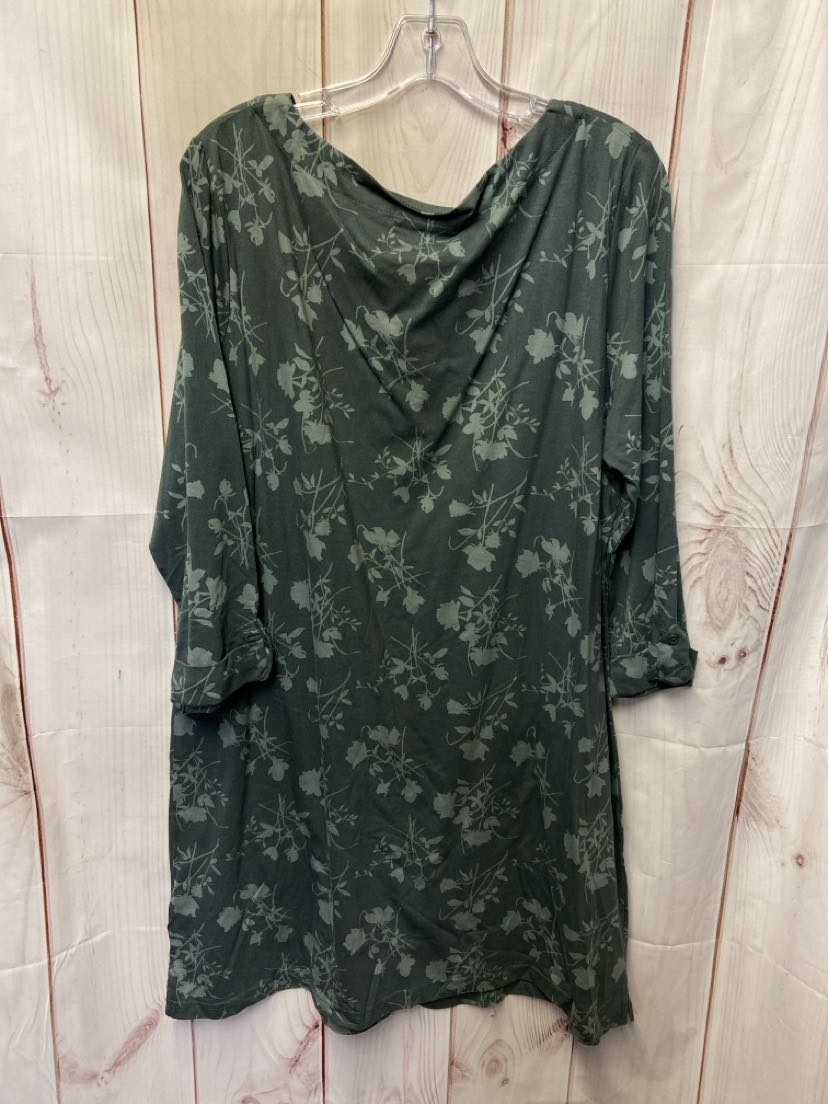 WooLovers Women's Size XL Green Dress