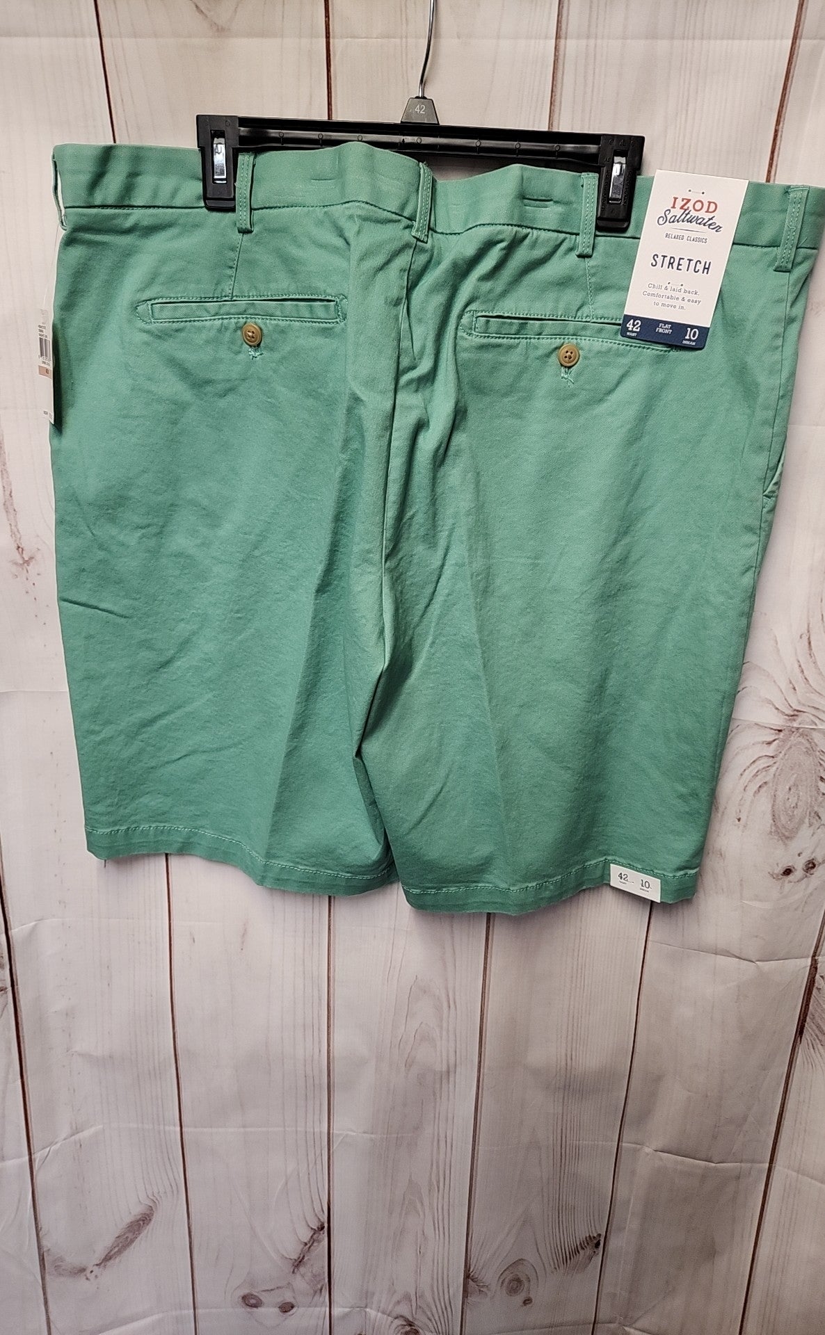 NWT Izod Men's Size 42 Green Shorts