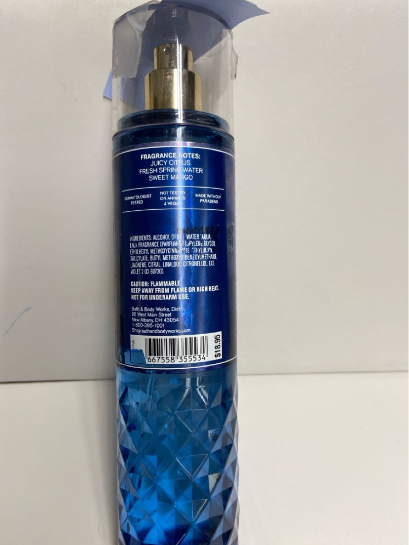 Bath & Body Works Midnight Blue Citrus Fine Fragrance Mist 8fl oz Perfume