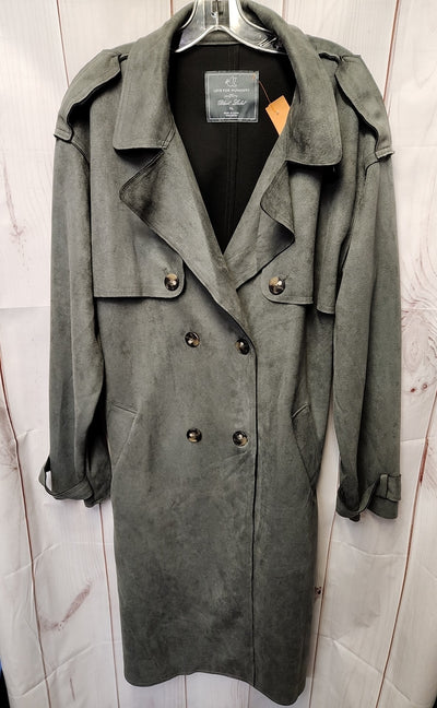 love For Humanity Couture Black Label Women's Size XL Gray Coat