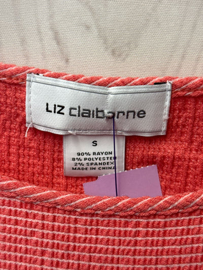 Liz Claiborne Women's Size S Pink Short Sleeve Top