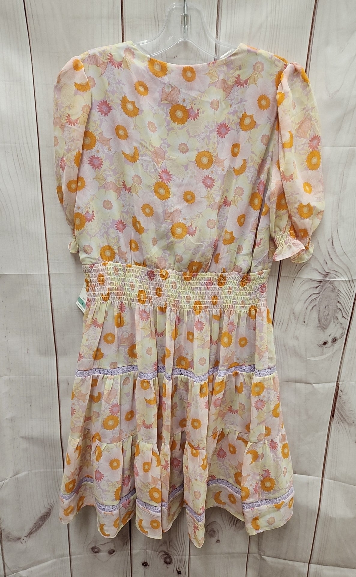 NWT Taylor Women's Size 8 Pink Floral Dress