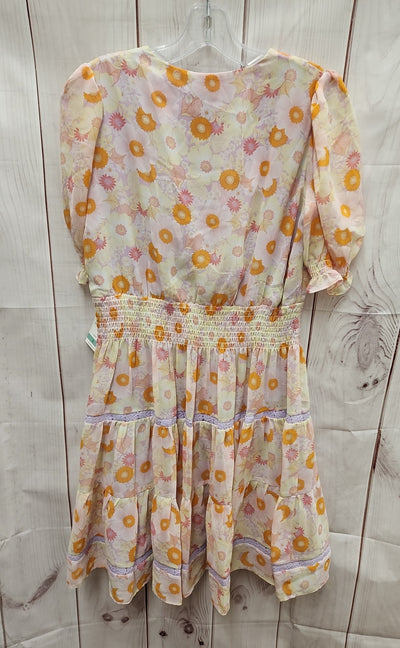 NWT Taylor Women's Size 8 Pink Floral Dress