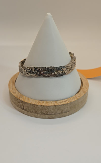 Silver Braid Bracelet