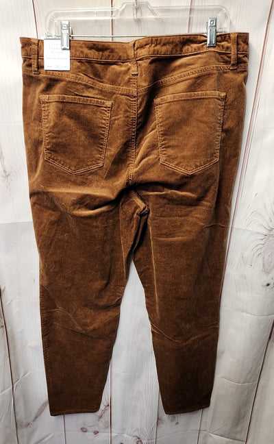 NWT Talbots Women's Size 16 Brown Corduroy Jeggings Pants