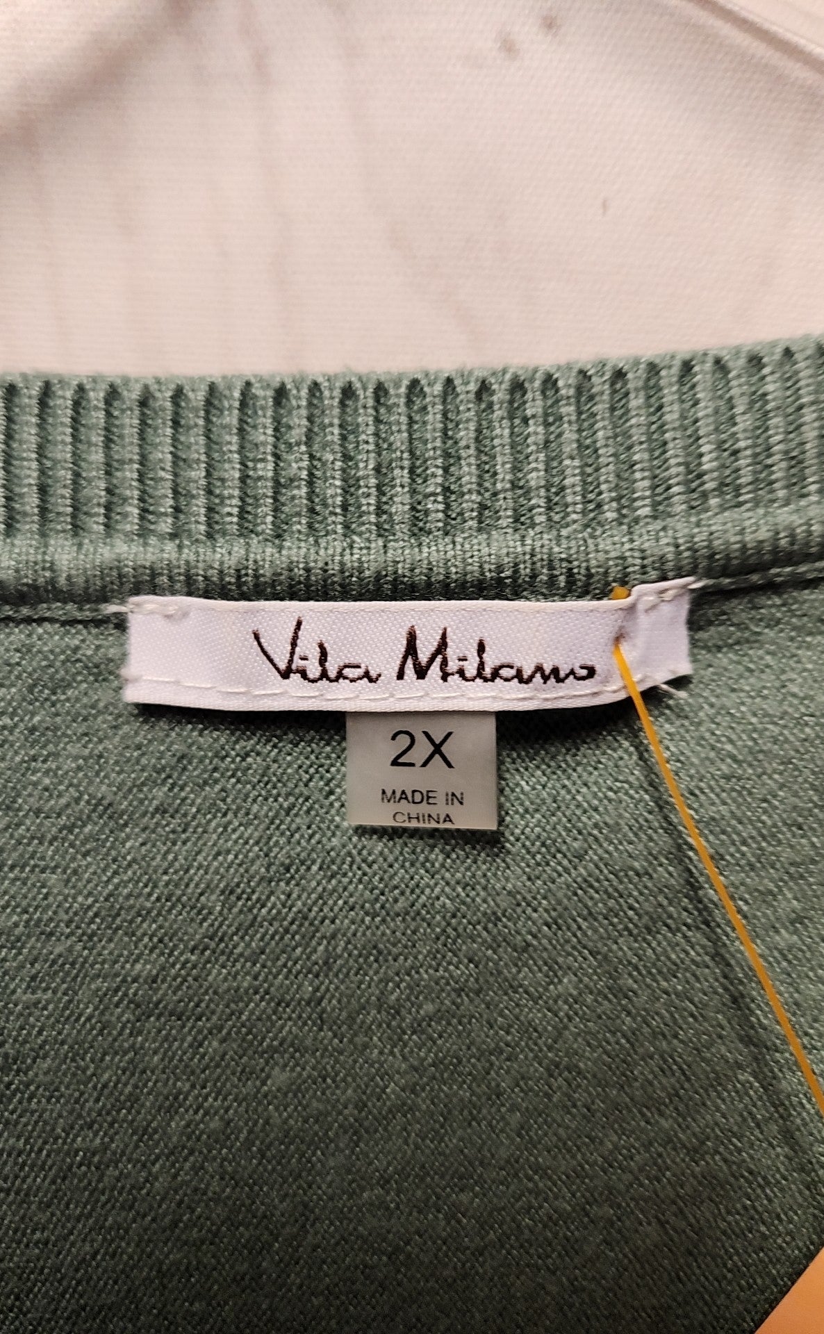 Vila Milano Women's Size 2X Green Sweater