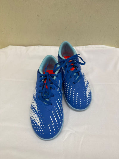 Adidas Predators Boy's Size 3-1/2 Blue Sneakers