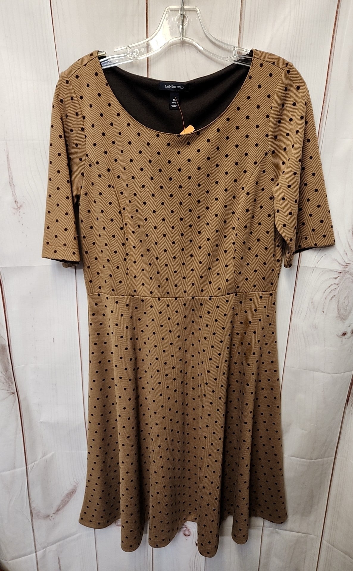 Lands End Women's Size M Brown Dress