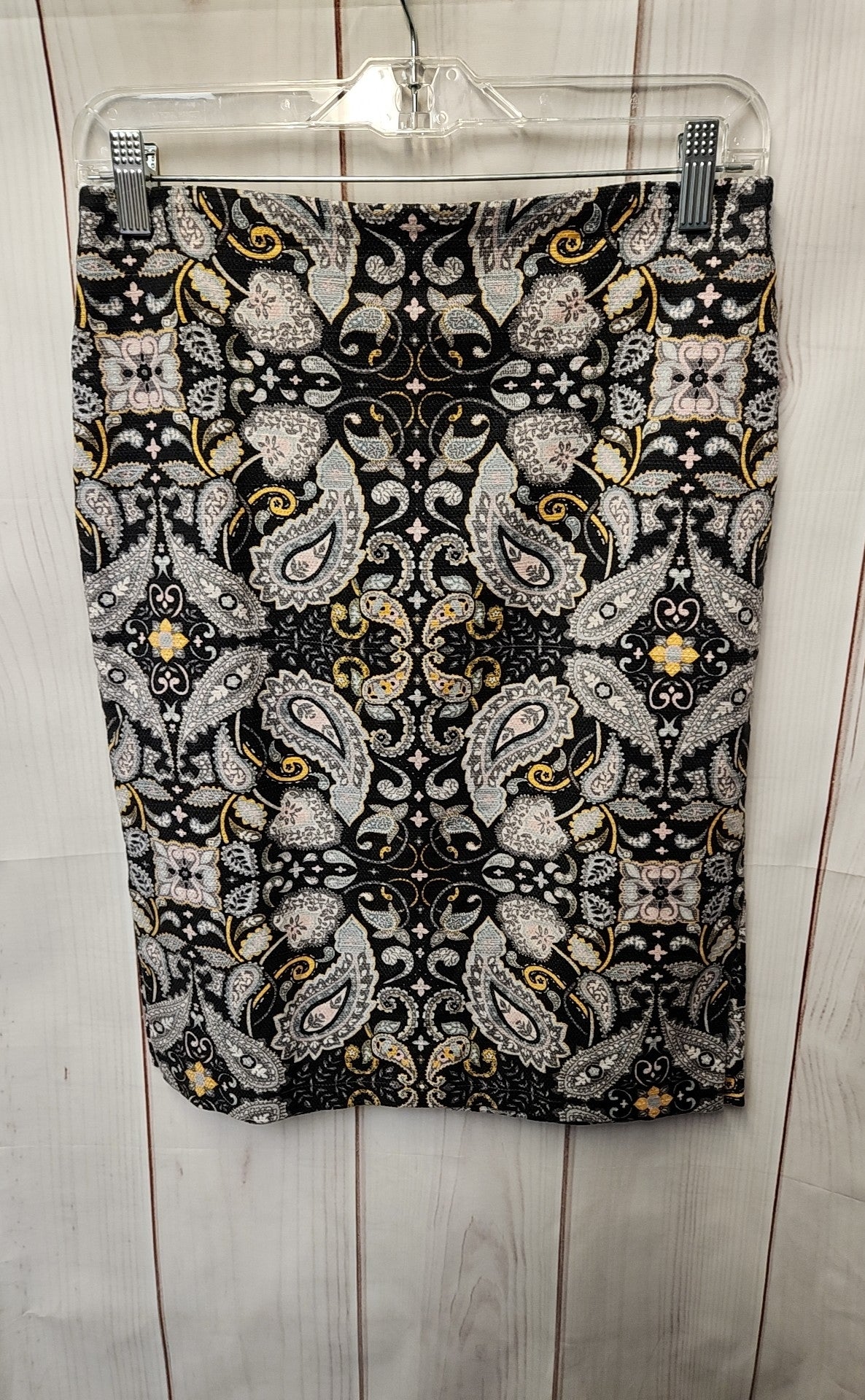 Loft Women's Size 4 Black & Pink Skirt