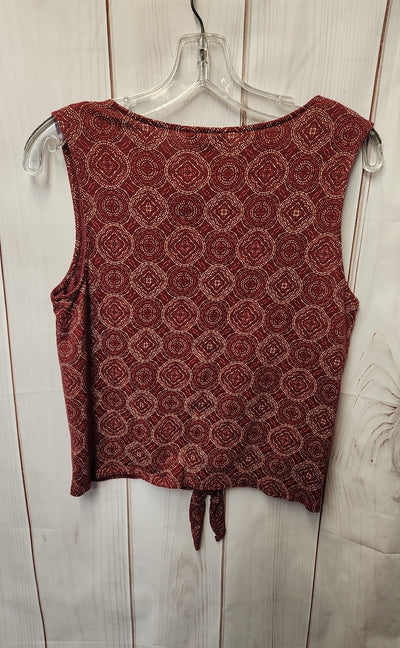Lucky Brand Women's Size S Red Sleeveless Top