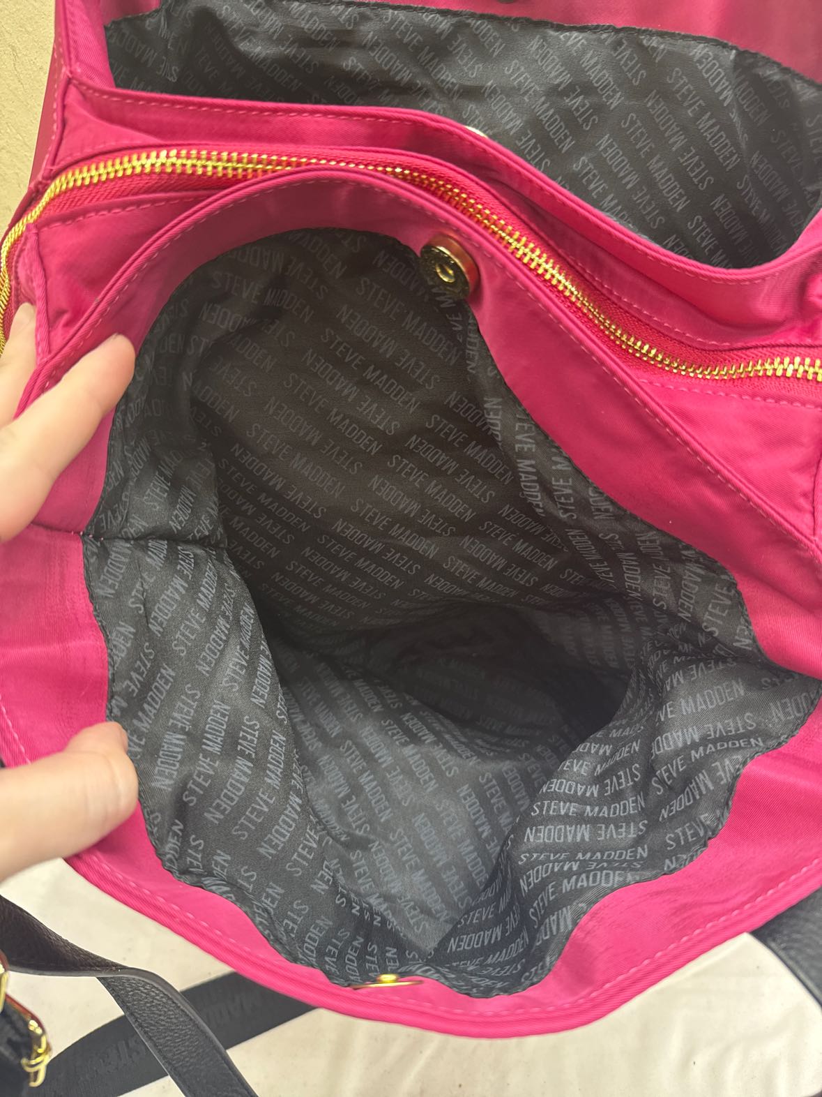 Steve Madden Pink Duffle Bag