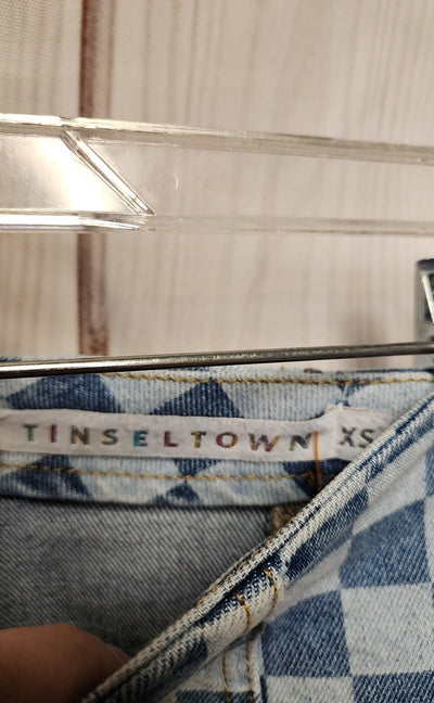 Tinseltown Women's Size XS Blue Skirt