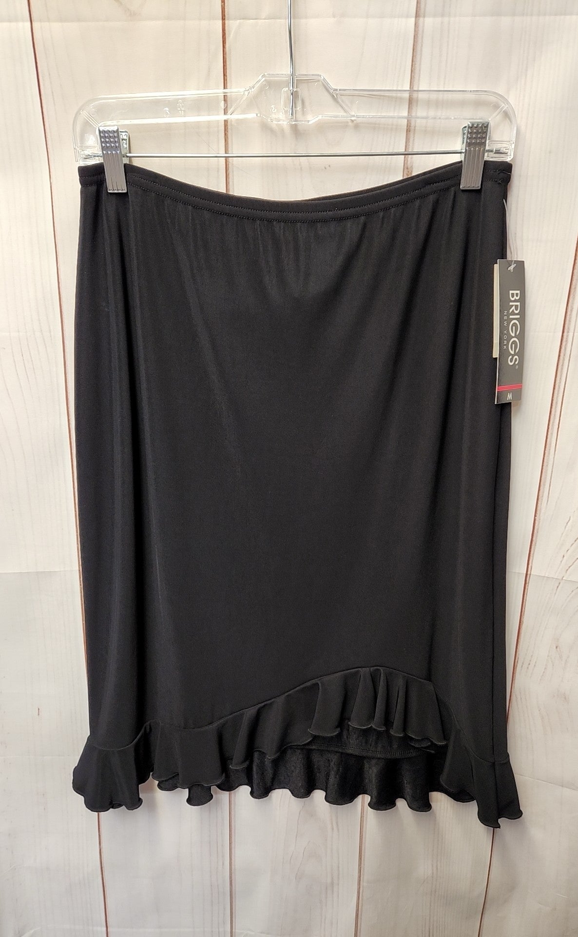 NWT Briggs Women's Size M Black Skirt