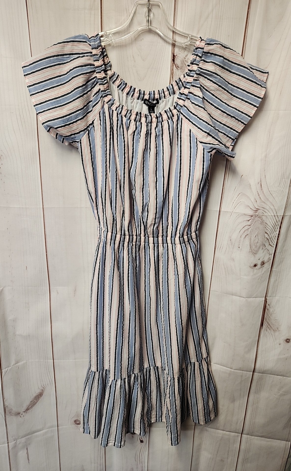 J Crew Women's Size S Pink & Blue Dress