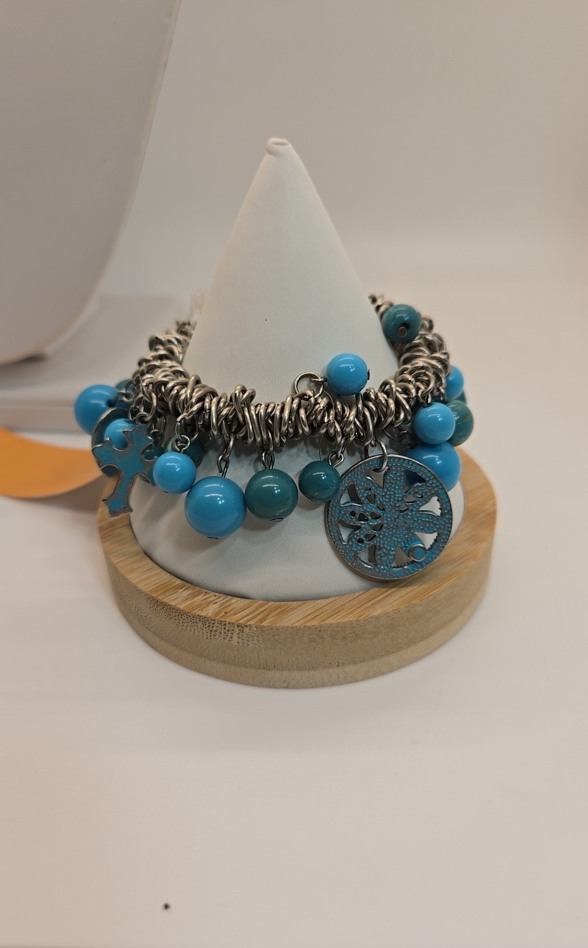 Blue Beaded Bracelet