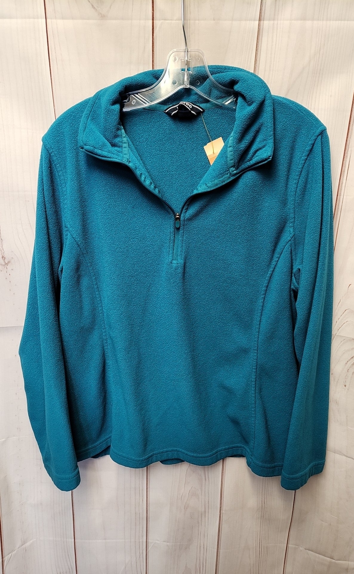 Lands End Women's Size L Teal Sweatshirt