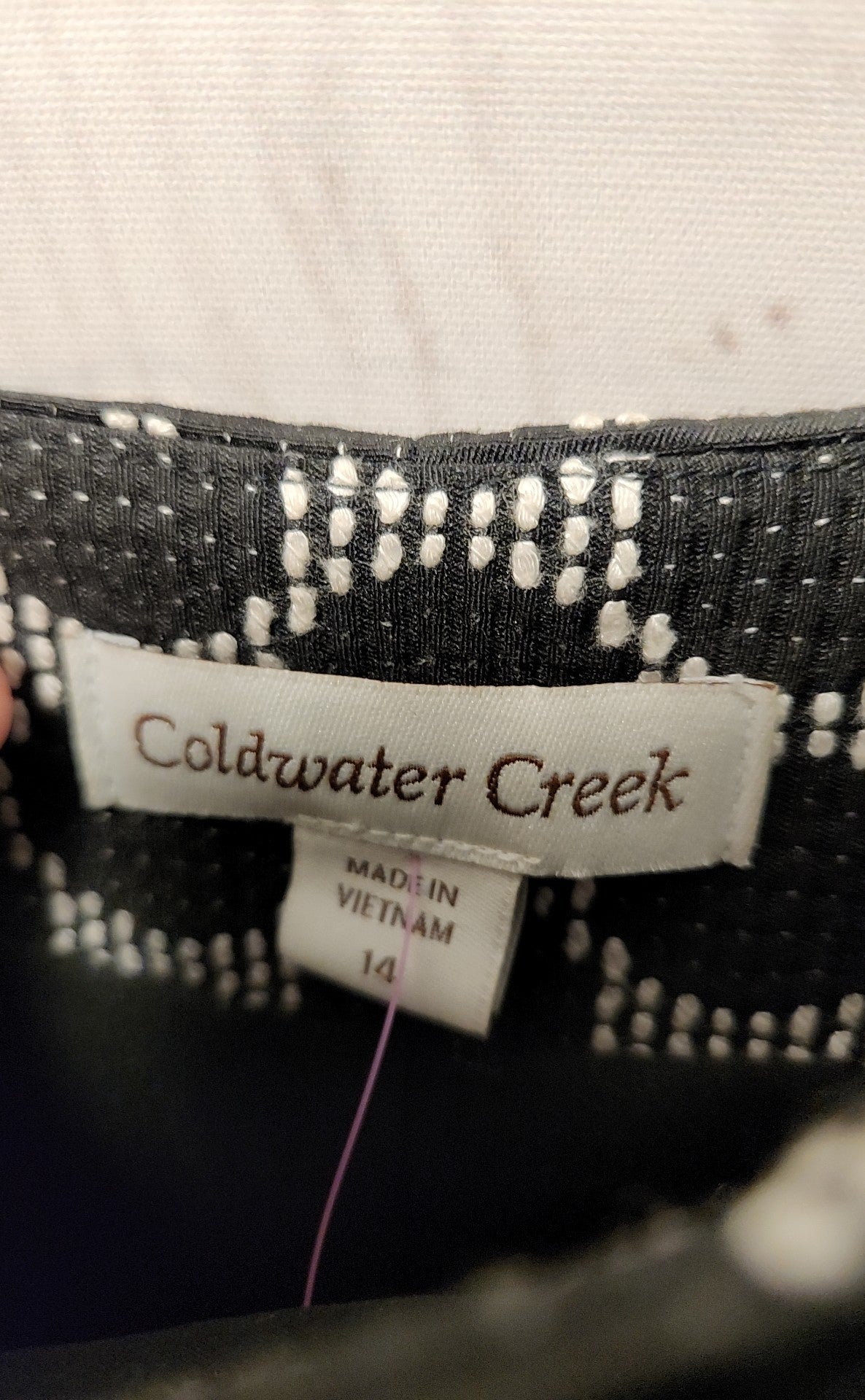 Coldwater Creek Women's Size 14 Black Skirt