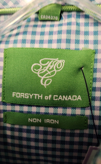 Forsyth of Canada Men's Size L Blue Shirt
