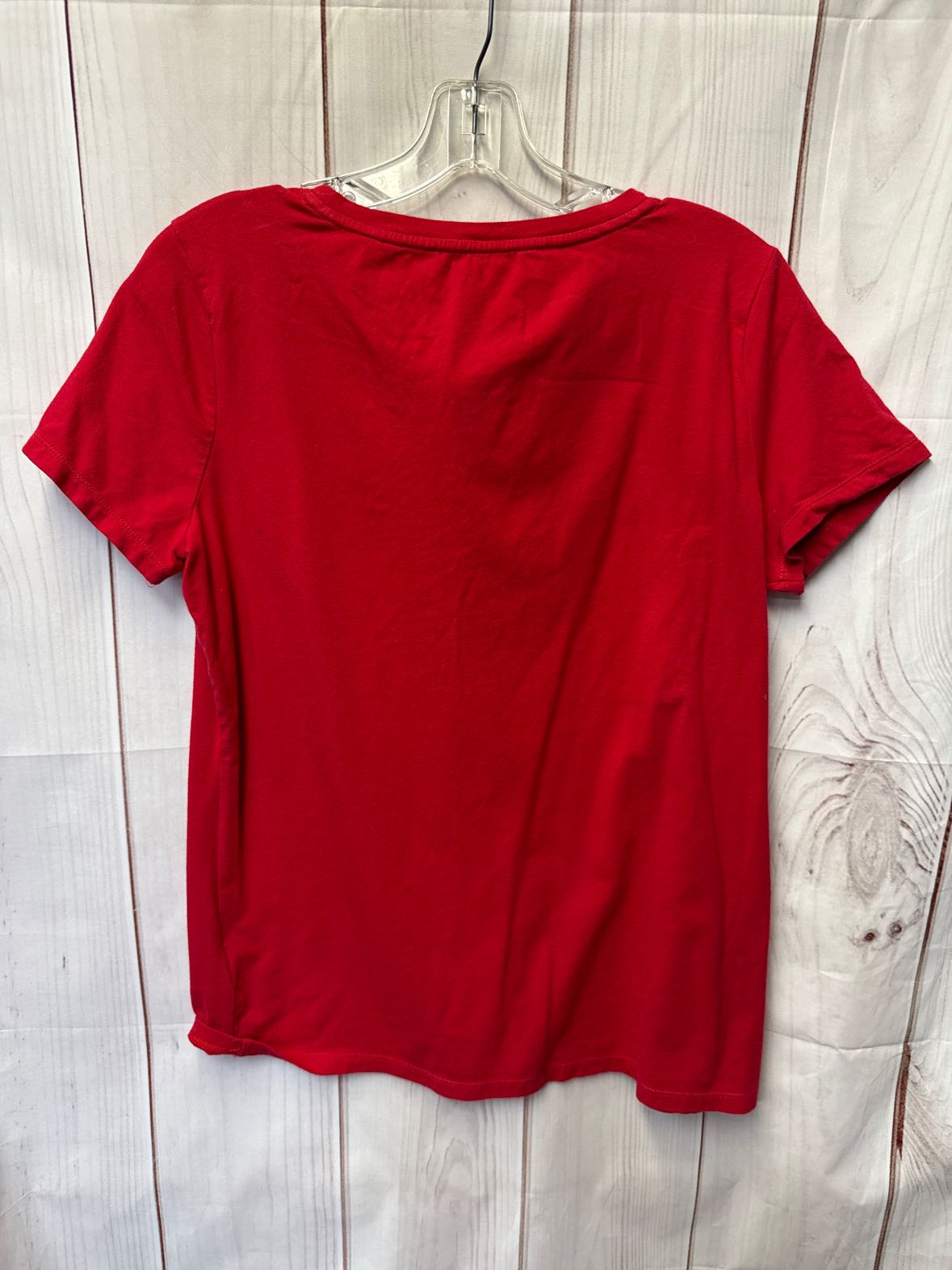 Michael Kors Women's Size L Red Short Sleeve Top