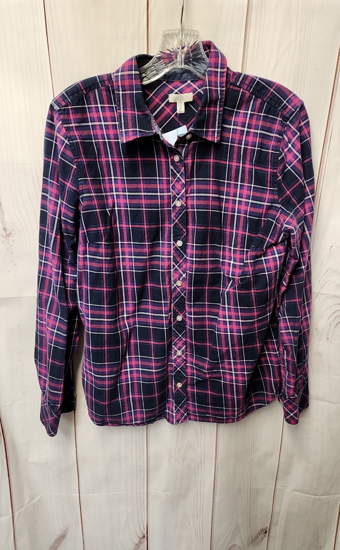 Talbots Women's Size M Purple Long Sleeve Top