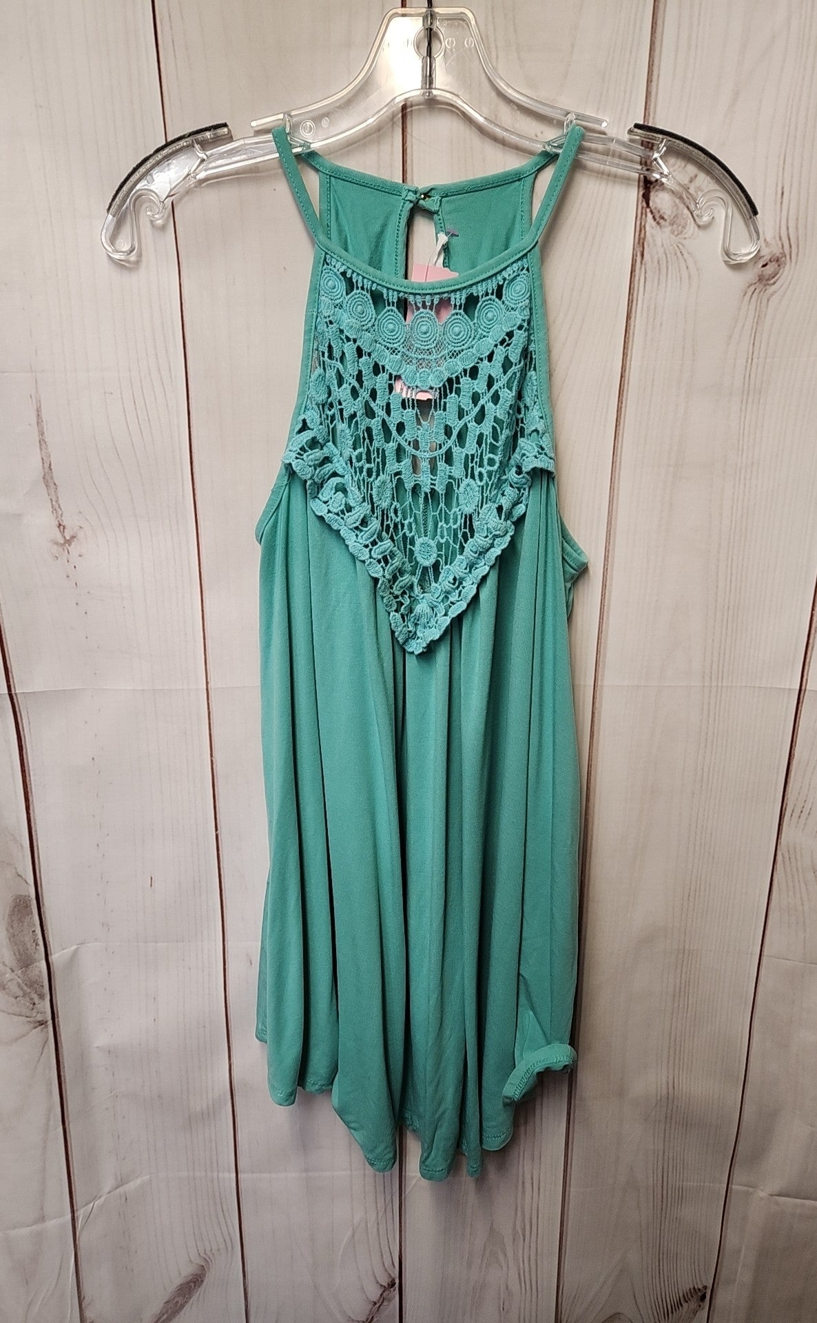Twins But Not Women's Size S Green Sleeveless Top
