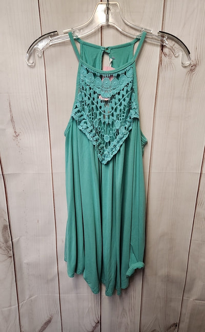 Twins But Not Women's Size S Green Sleeveless Top