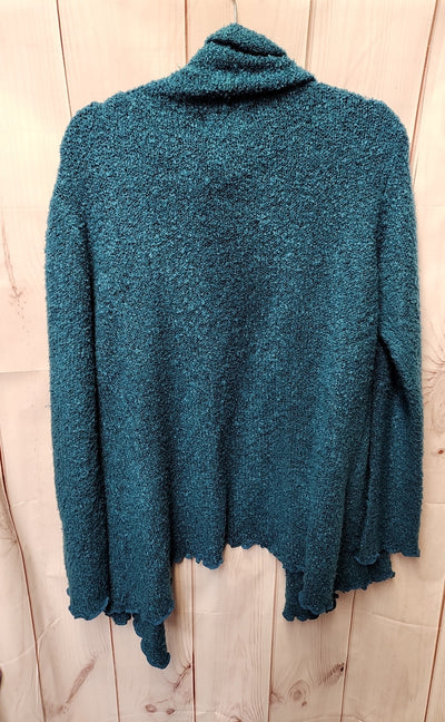 Wild Thing Women's Size L Teal Cardigan