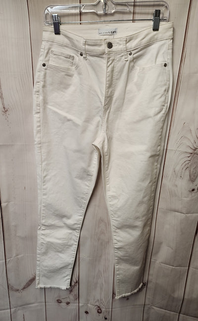 Loft Women's Size 28 (5-6) White Jeans The Skinny