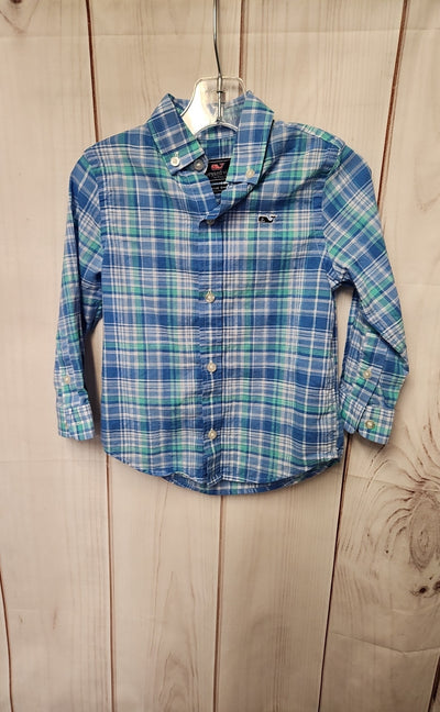 Vineyard Vines Boy's Size 2 Blue Shirt