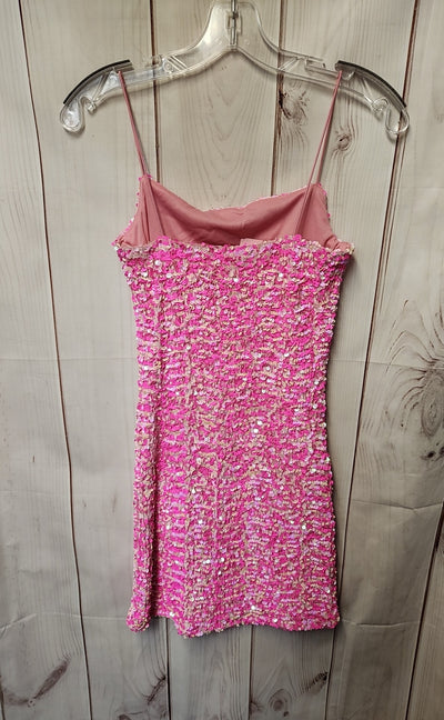 NWT Thirty/Thirty LA Women's Size S Pink Sequined Dress