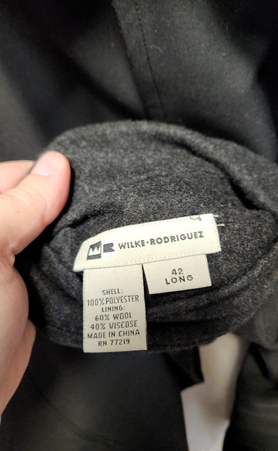 Wilke-Rodriguez Men's Size 42 Black Coat