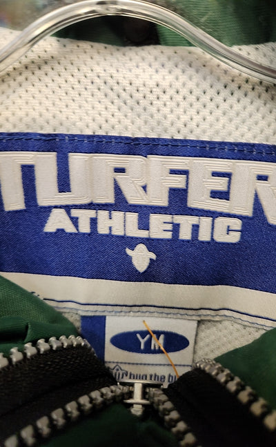 Turfer Athletic Boy's Size 10/12 Green Jacket