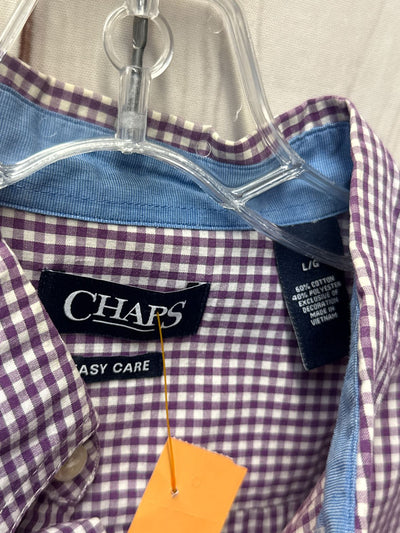 Chaps Men's Size L Purple Shirt