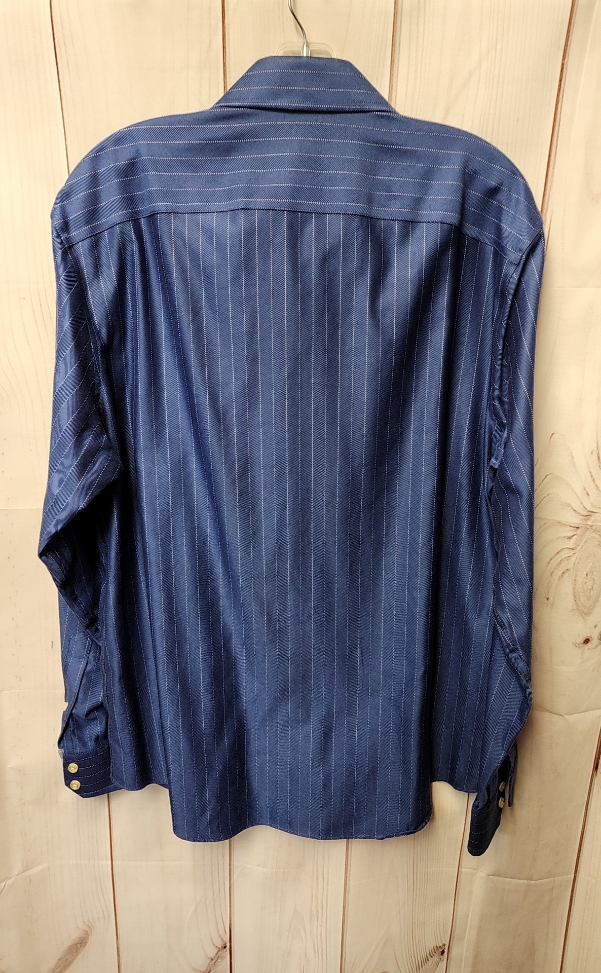 Egara Men's Size L Blue Shirt