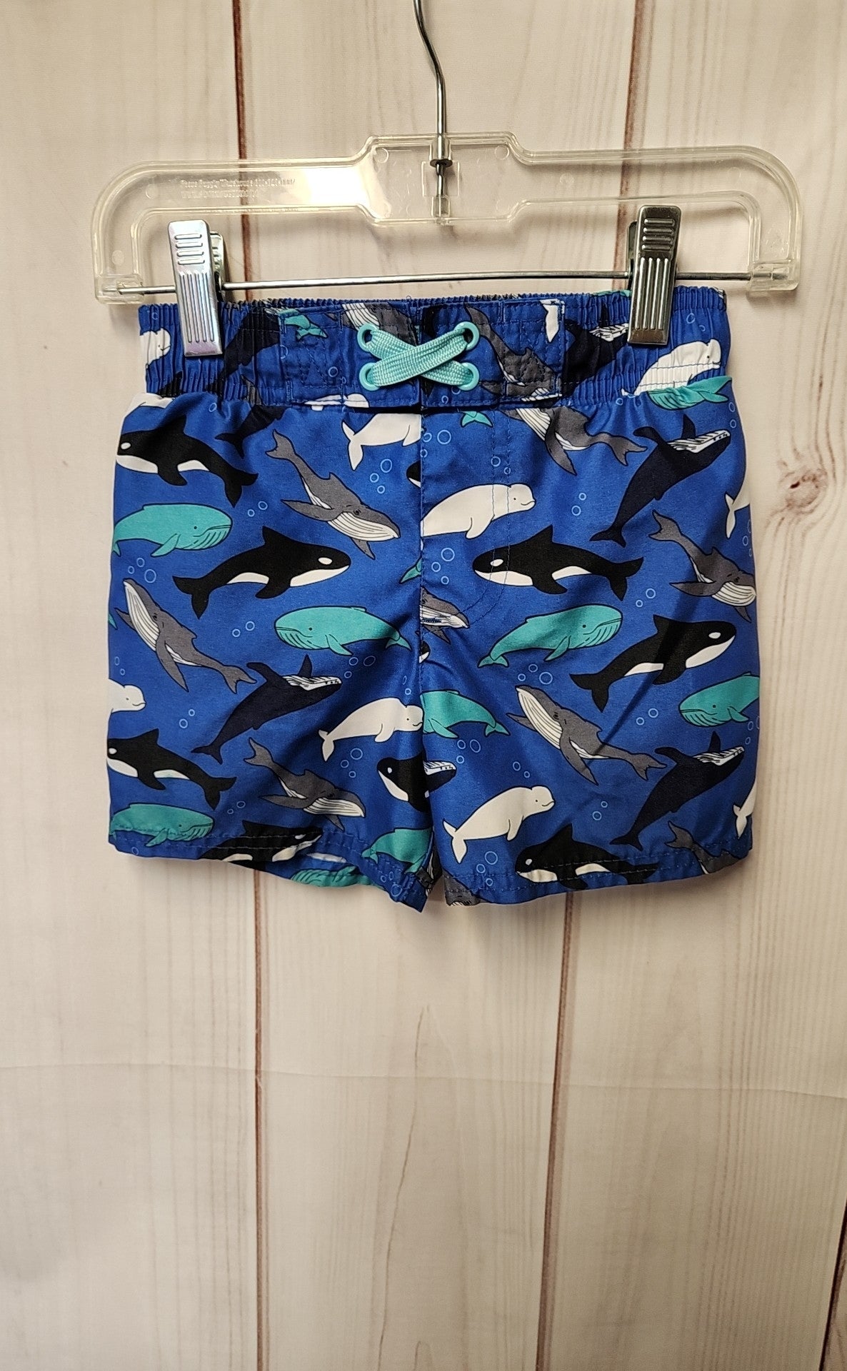 Cat & Jack Boy's Size 2 Blue Swim Trunks