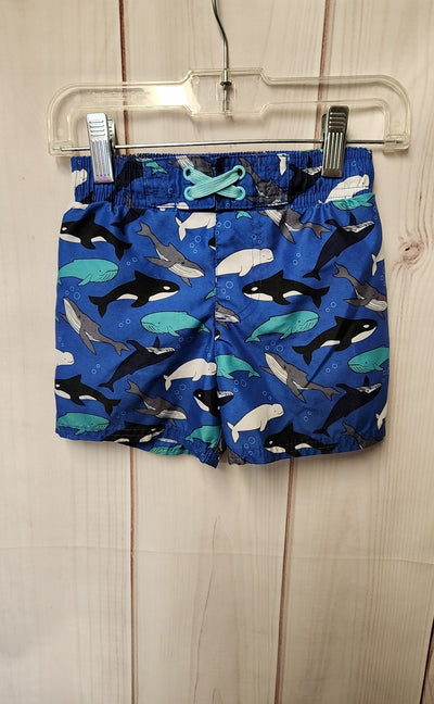 Cat & Jack Boy's Size 2 Blue Swim Trunks