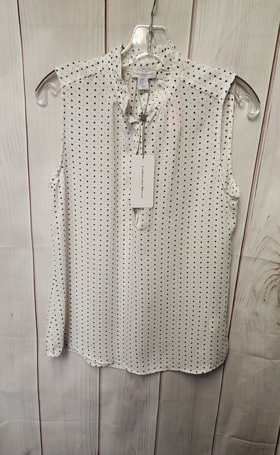 NWT Carolina Belle Women's Size XS White Sleeveless Top