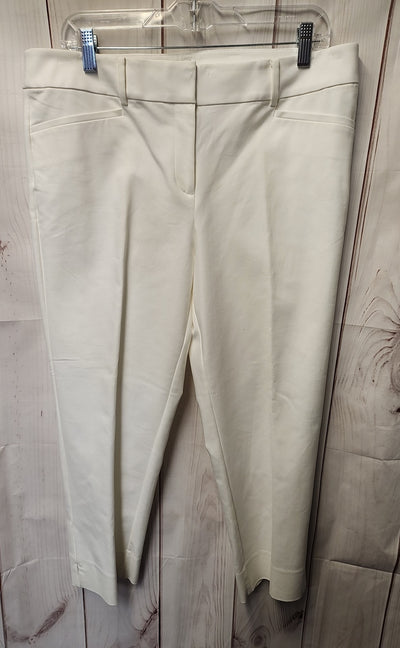 Loft Women's Size 12 White Pants The Riviera Pant