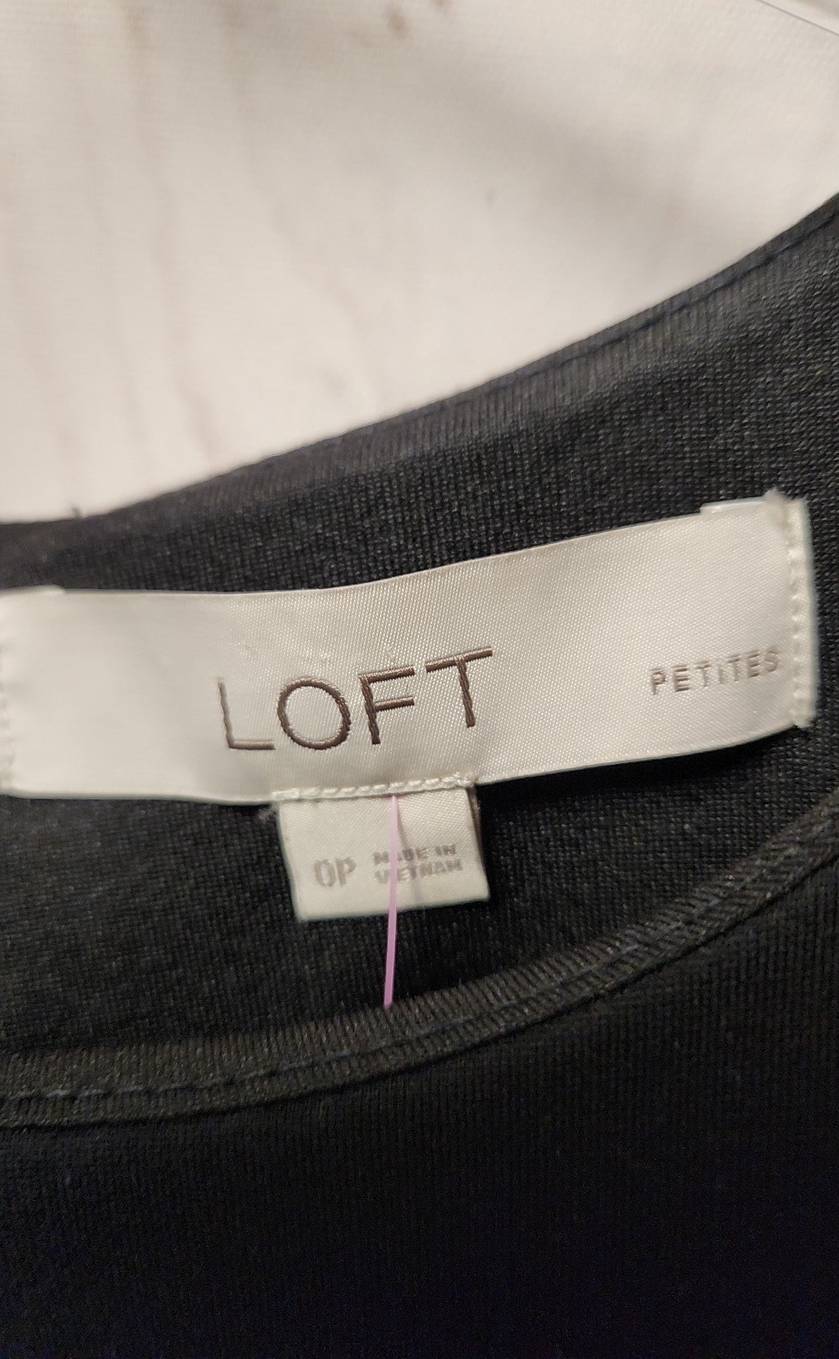 Loft Women's Size 0 Petite Black Dress