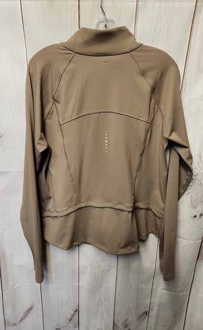 Tek Gear Women's Size XL Brown Active Jacket