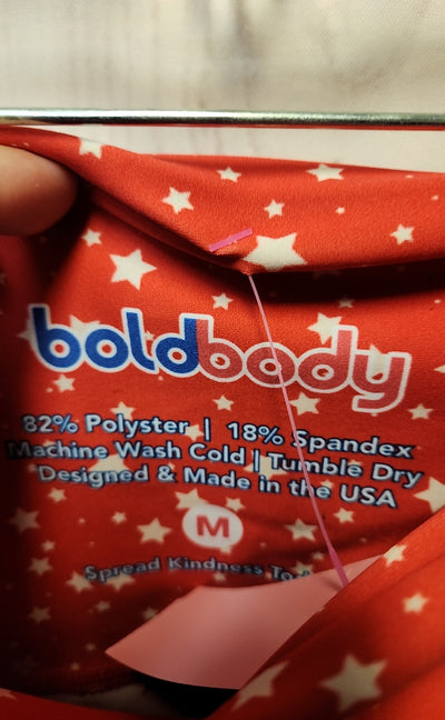 Bold Body Women's Size M Red Leggings