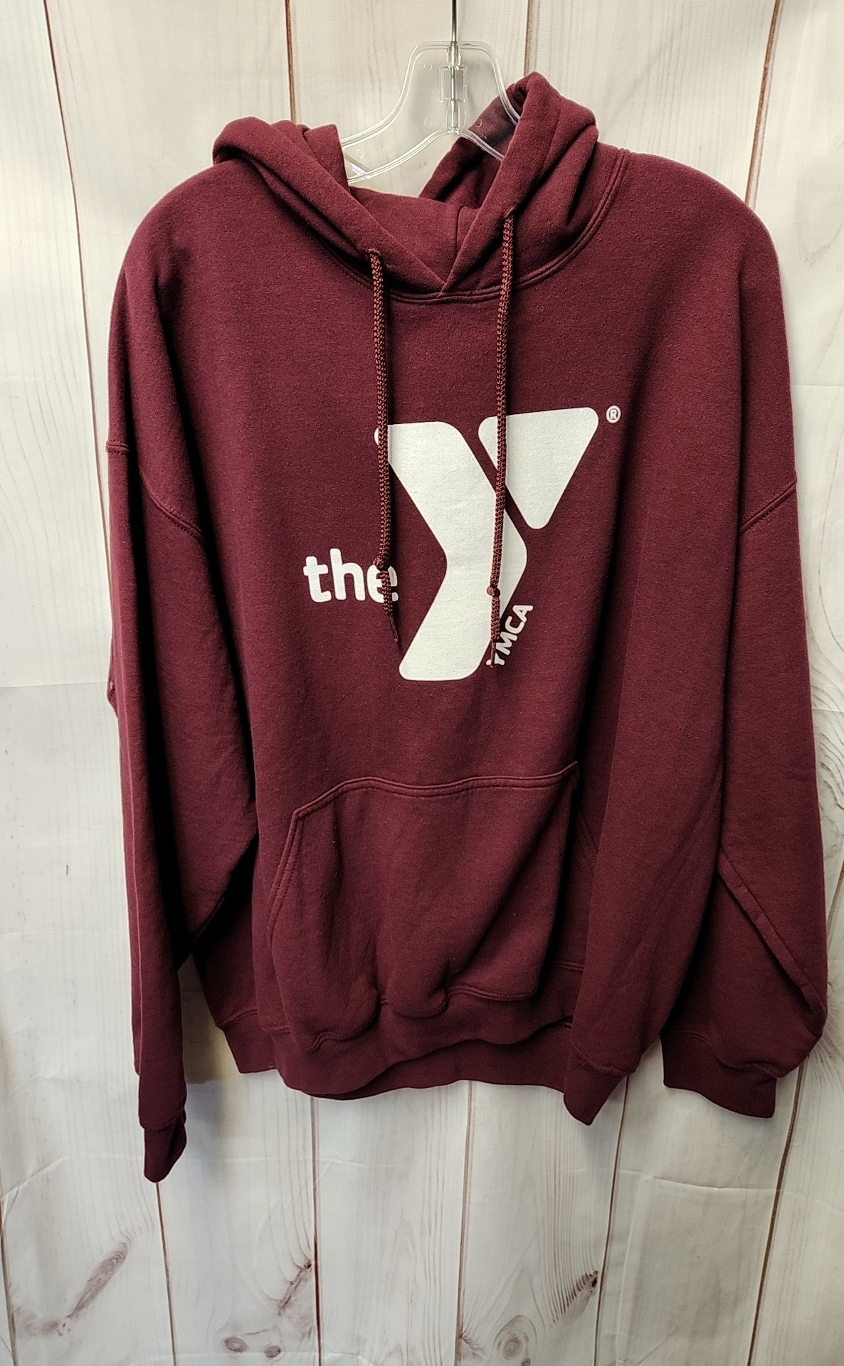 Ymca Men's Size XL Maroon Sweatshirt