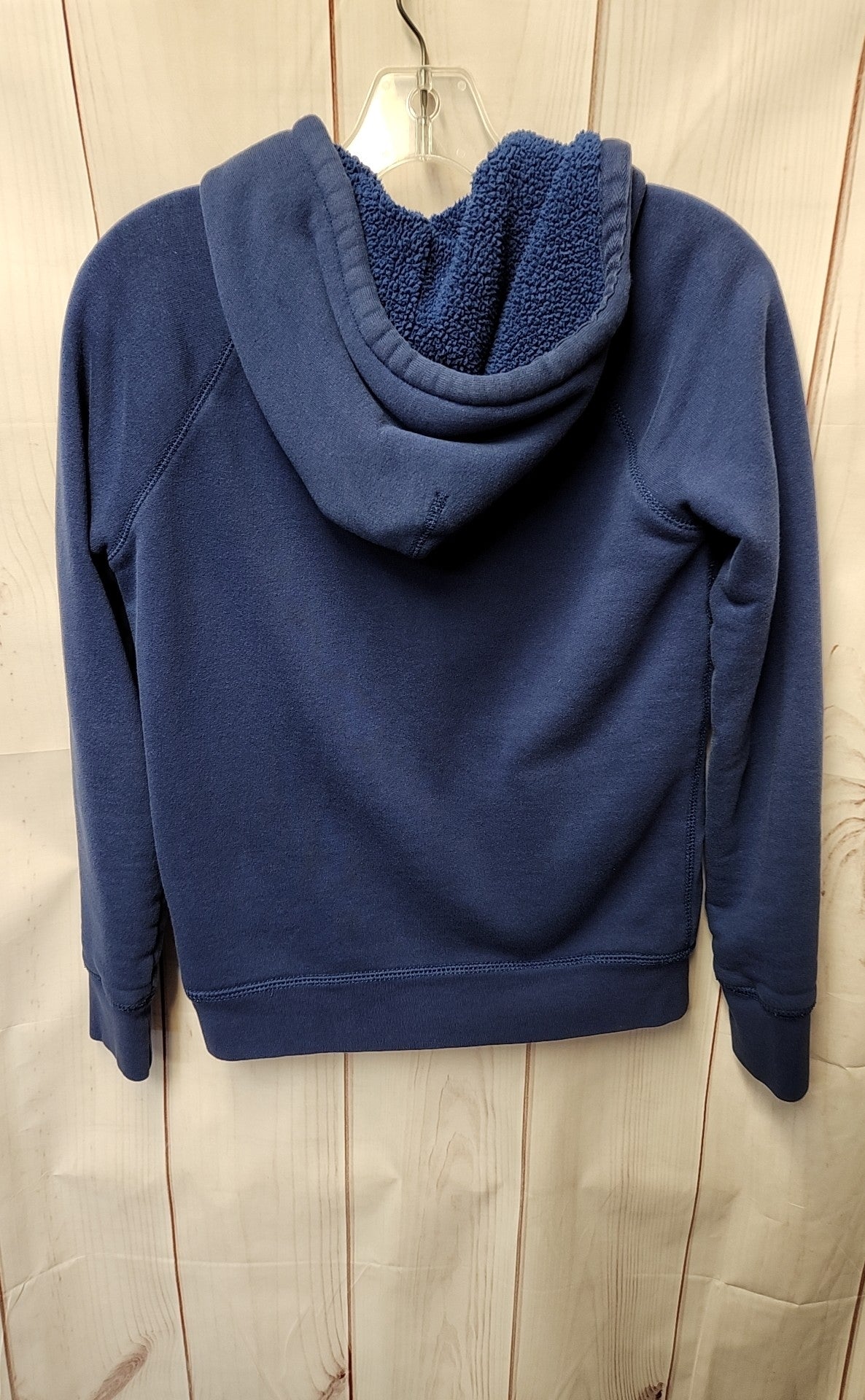 J Crew Women's Size S Navy Full Zip Hooded Sweatshirt